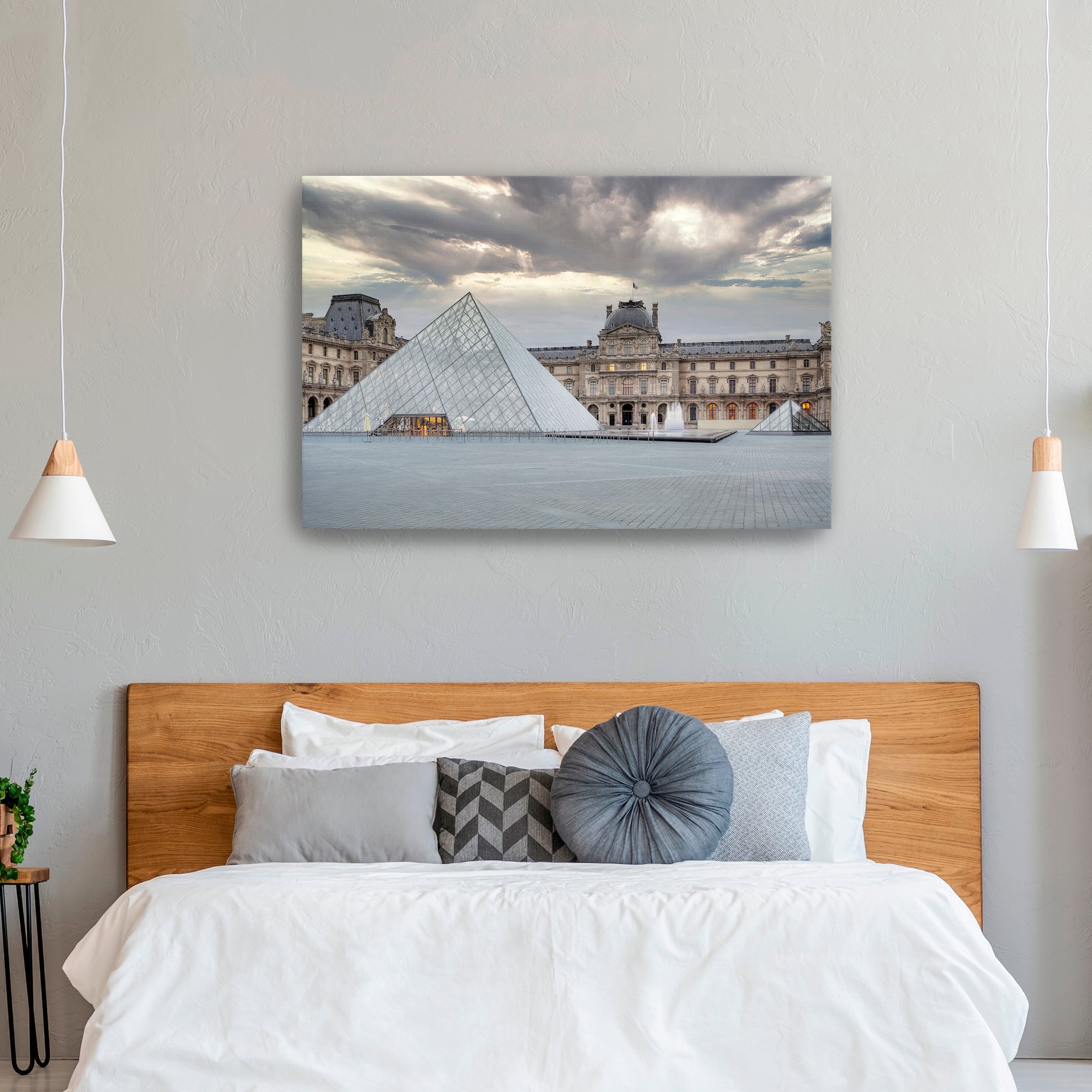 Lumaprints The Louvre Palace Museum II Canvas Giclée